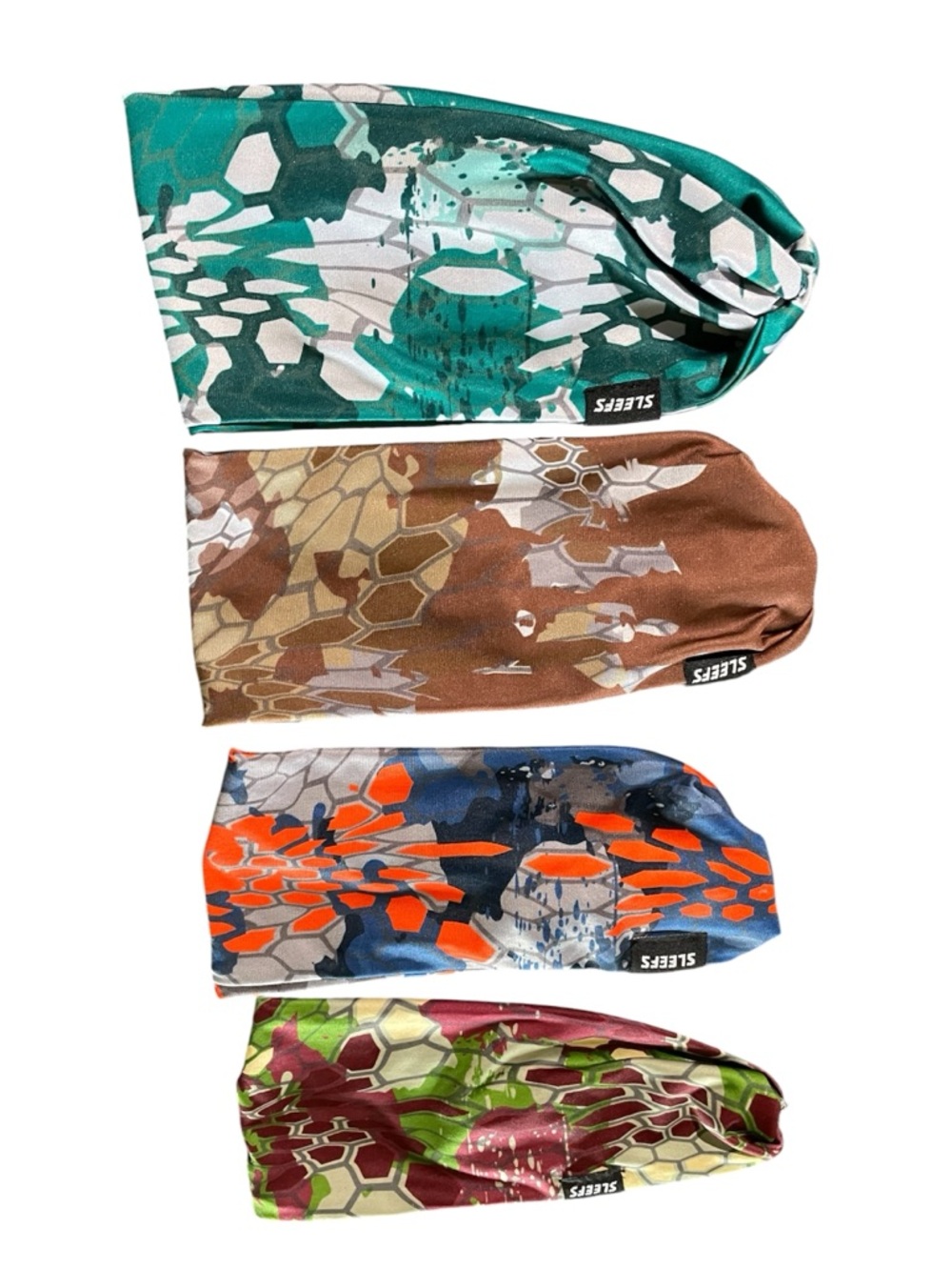 Sleefs Athletic Reversible Headbands Lot - Camo